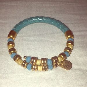 Alex and Ani Leather/Beaded Wrap